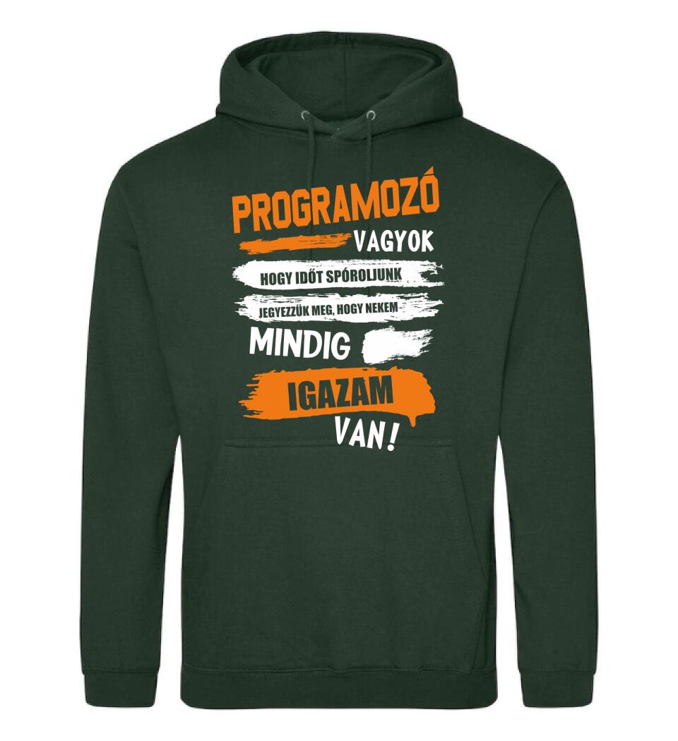 PROGRAMOZÓ VAGYOK, MINDIG IGAZAM VAN PÓLÓ