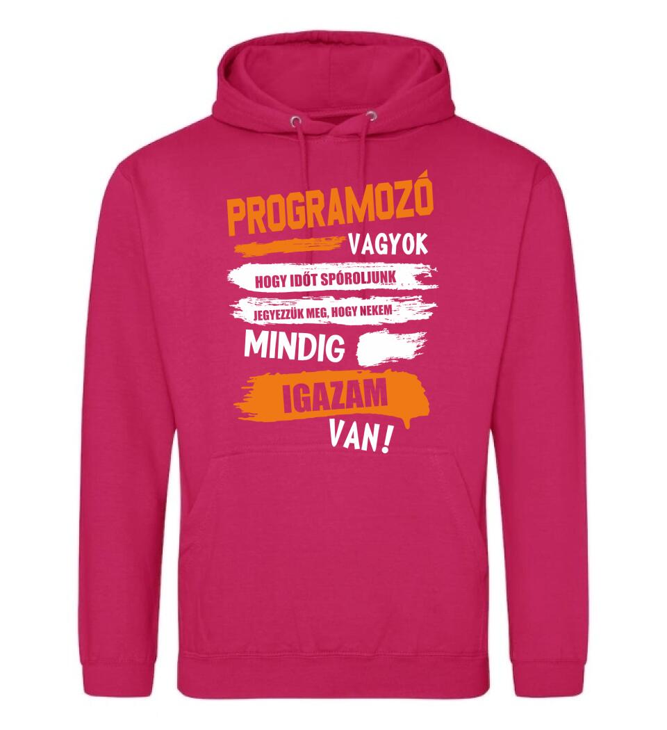 PROGRAMOZÓ VAGYOK, MINDIG IGAZAM VAN PÓLÓ