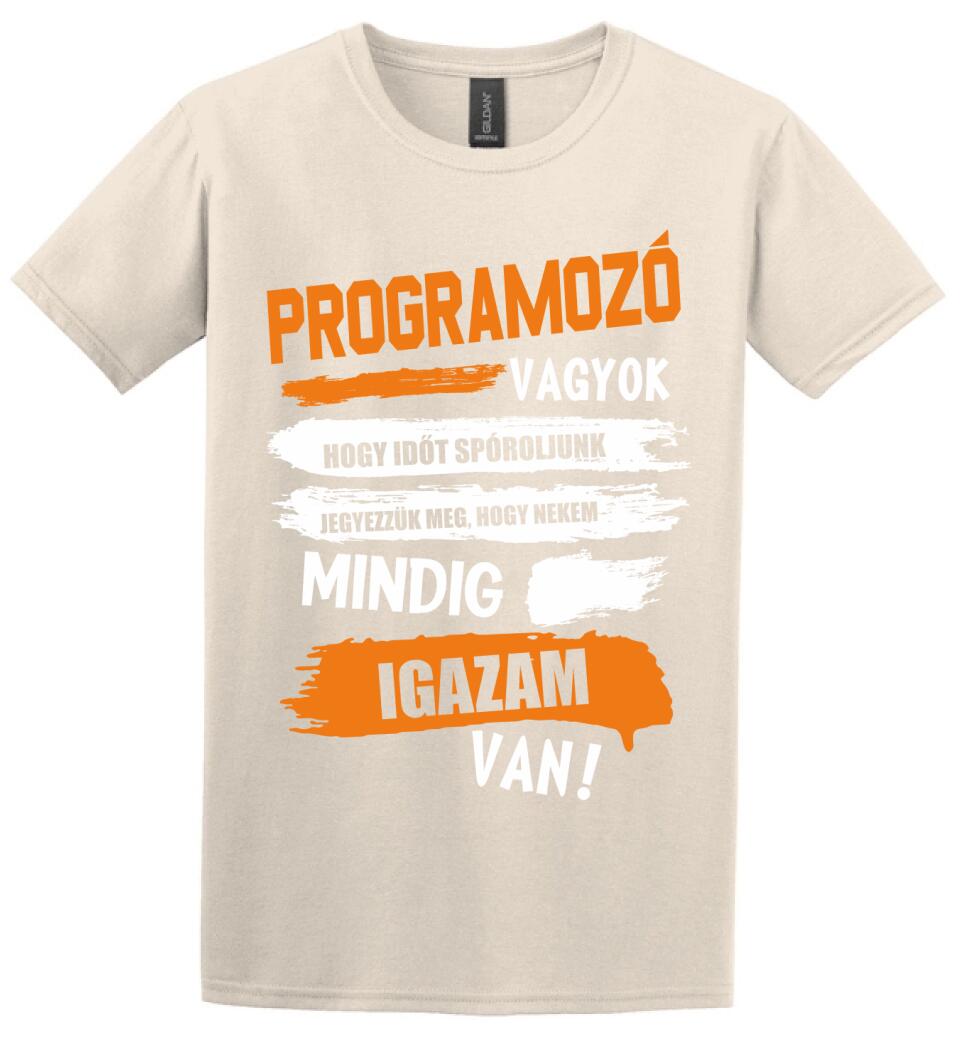 PROGRAMOZÓ VAGYOK, MINDIG IGAZAM VAN PÓLÓ