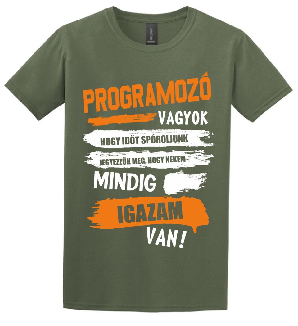 PROGRAMOZÓ VAGYOK, MINDIG IGAZAM VAN PÓLÓ