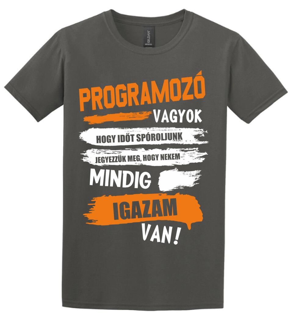 PROGRAMOZÓ VAGYOK, MINDIG IGAZAM VAN PÓLÓ