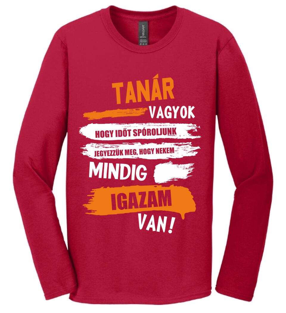 TANÁR VAGYOK, MINDIG IGAZAM VAN PÓLÓ