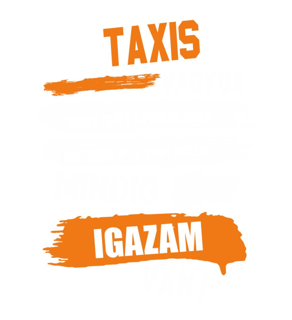 TAXIS VAGYOK, MINDIG IGAZAM VAN PÓLÓ