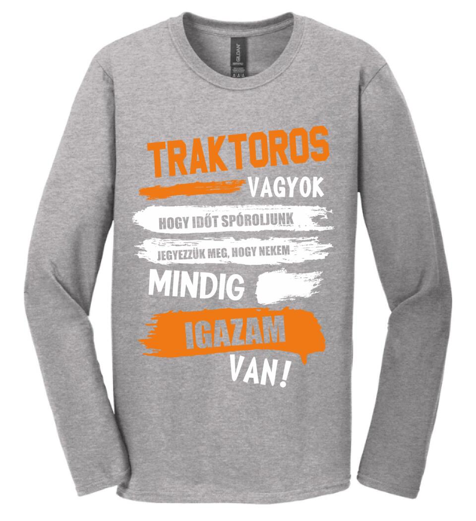 TRAKTOROS VAGYOK, MINDIG IGAZAM VAN PÓLÓ