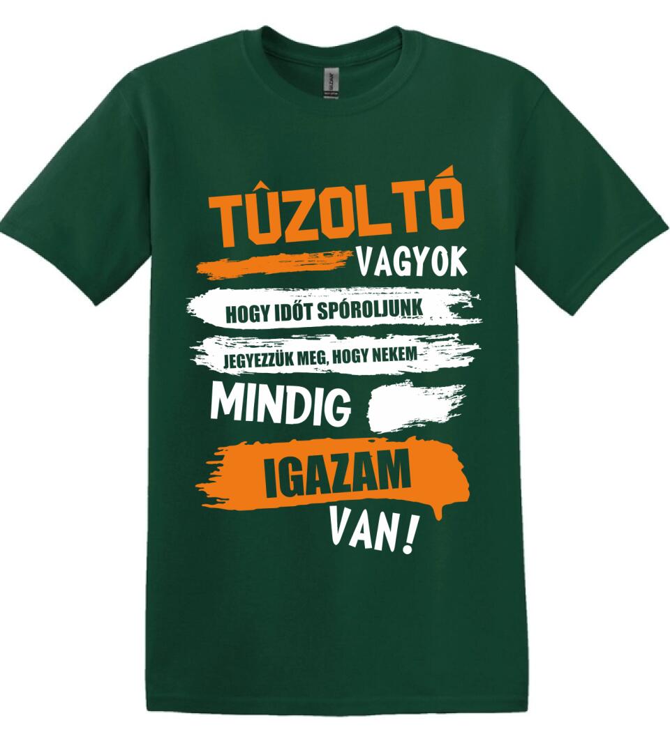 TŰZOLTÓ VAGYOK, MINDIG IGAZAM VAN PÓLÓ