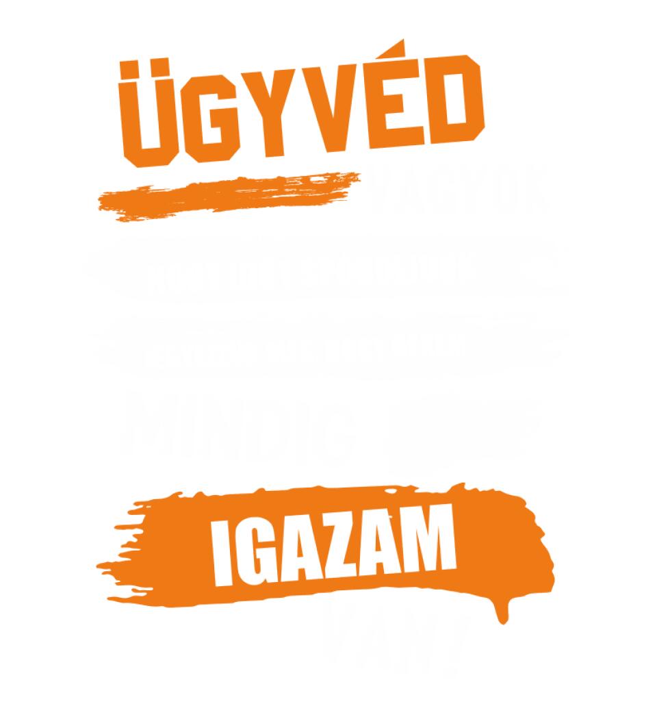 ÜGYVÉD VAGYOK, MINDIG IGAZAM VAN PÓLÓ