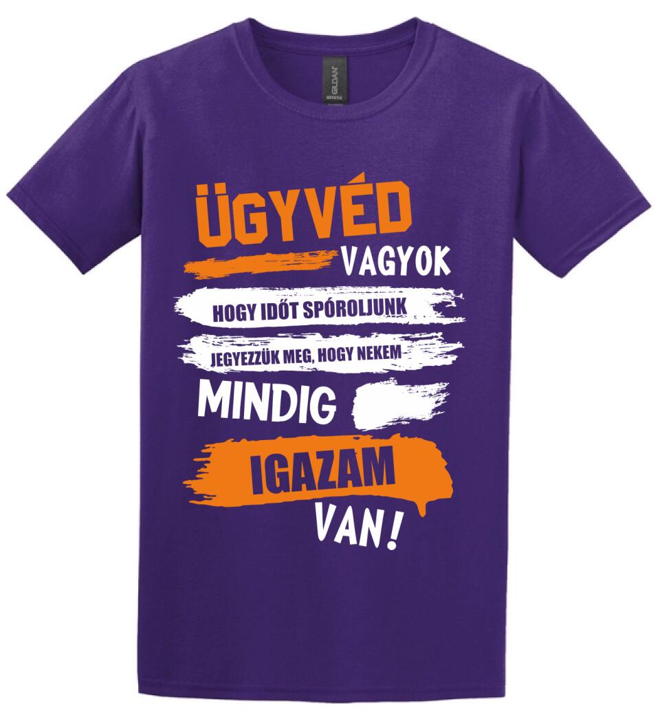 ÜGYVÉD VAGYOK, MINDIG IGAZAM VAN PÓLÓ