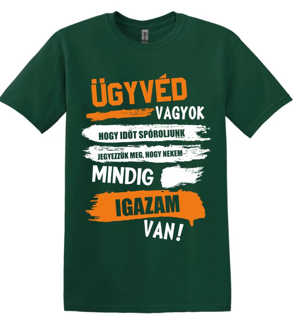 ÜGYVÉD VAGYOK, MINDIG IGAZAM VAN PÓLÓ