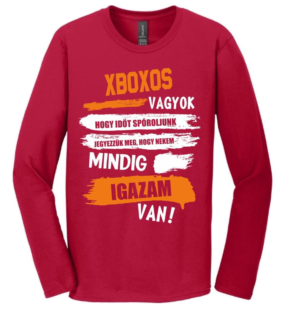 XBOXOS VAGYOK, MINDIG IGAZAM VAN PÓLÓ