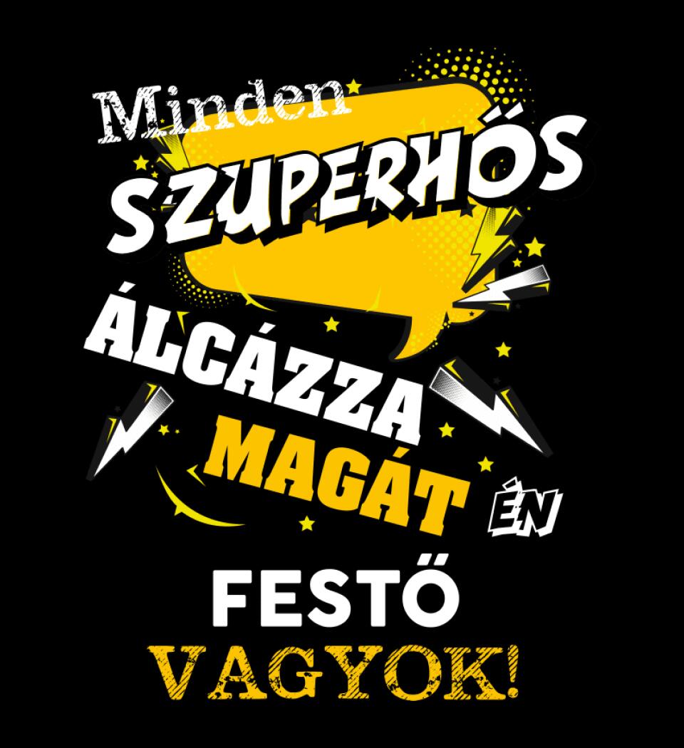 FESTŐ SZUPERHŐS PÓLÓ