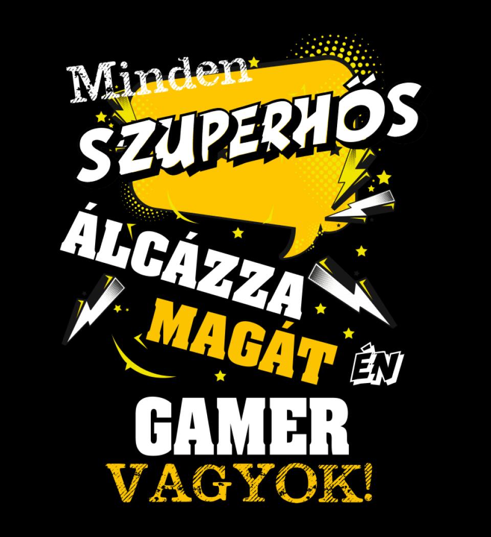 GAMER SZUPERHŐS PÓLÓ