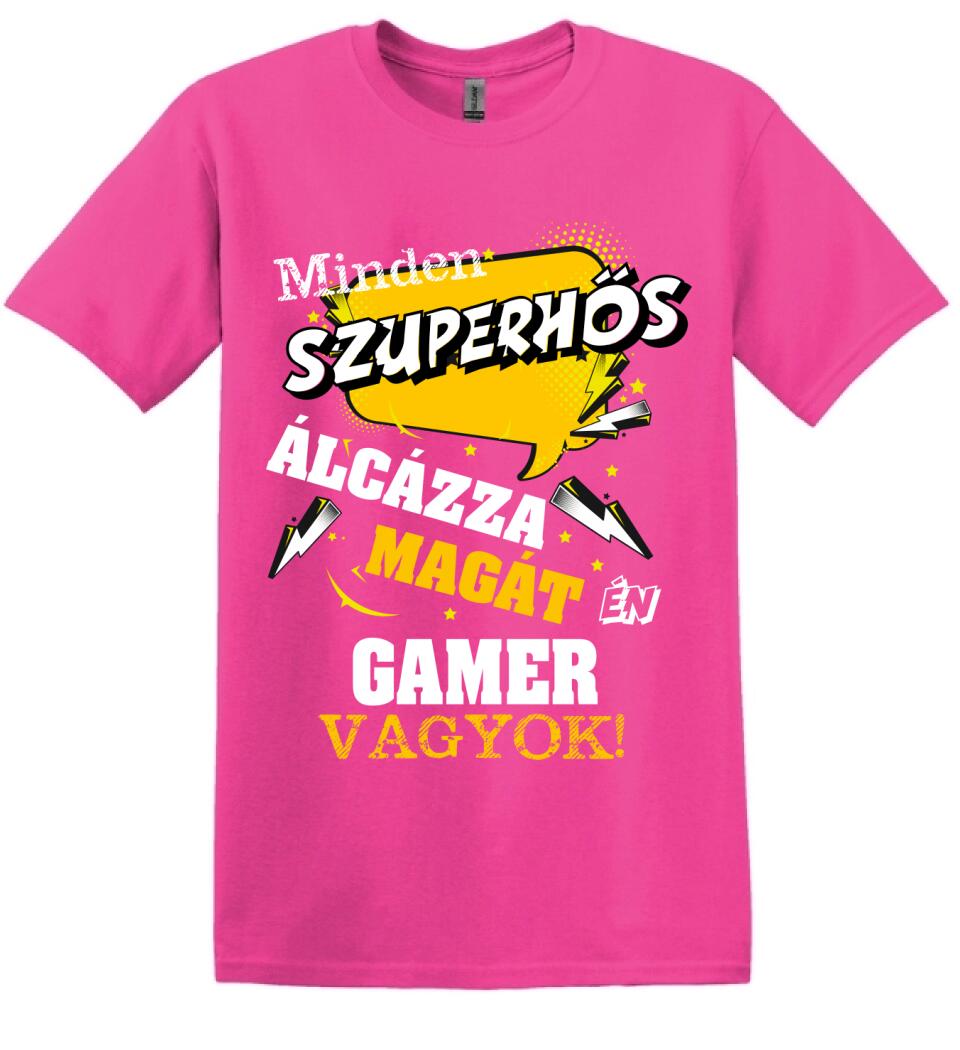 GAMER SZUPERHŐS PÓLÓ