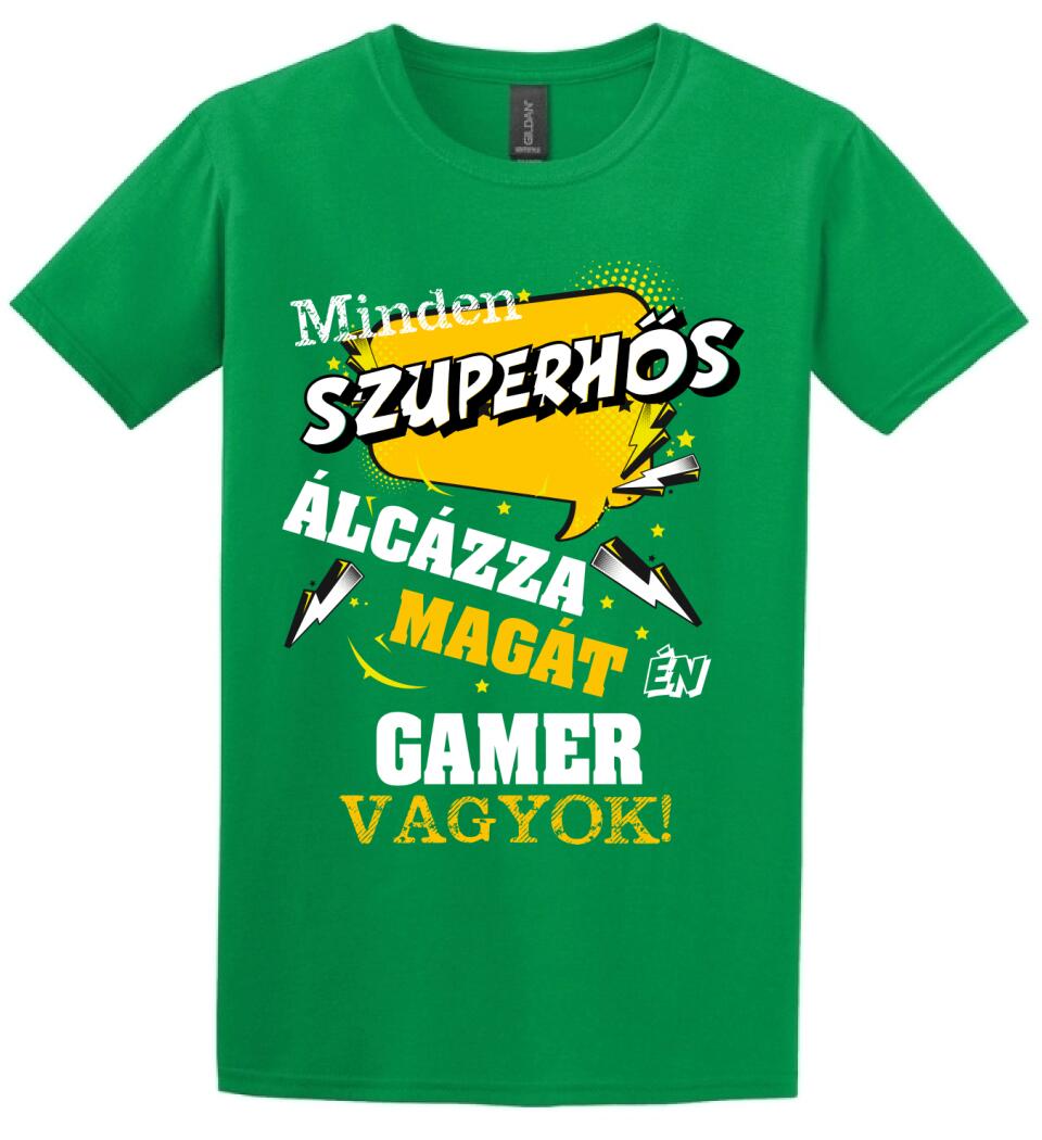 GAMER SZUPERHŐS PÓLÓ