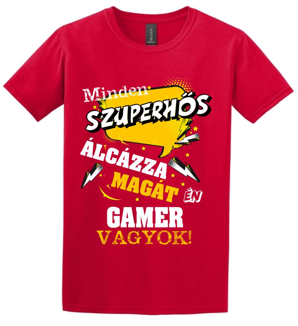 GAMER SZUPERHŐS PÓLÓ