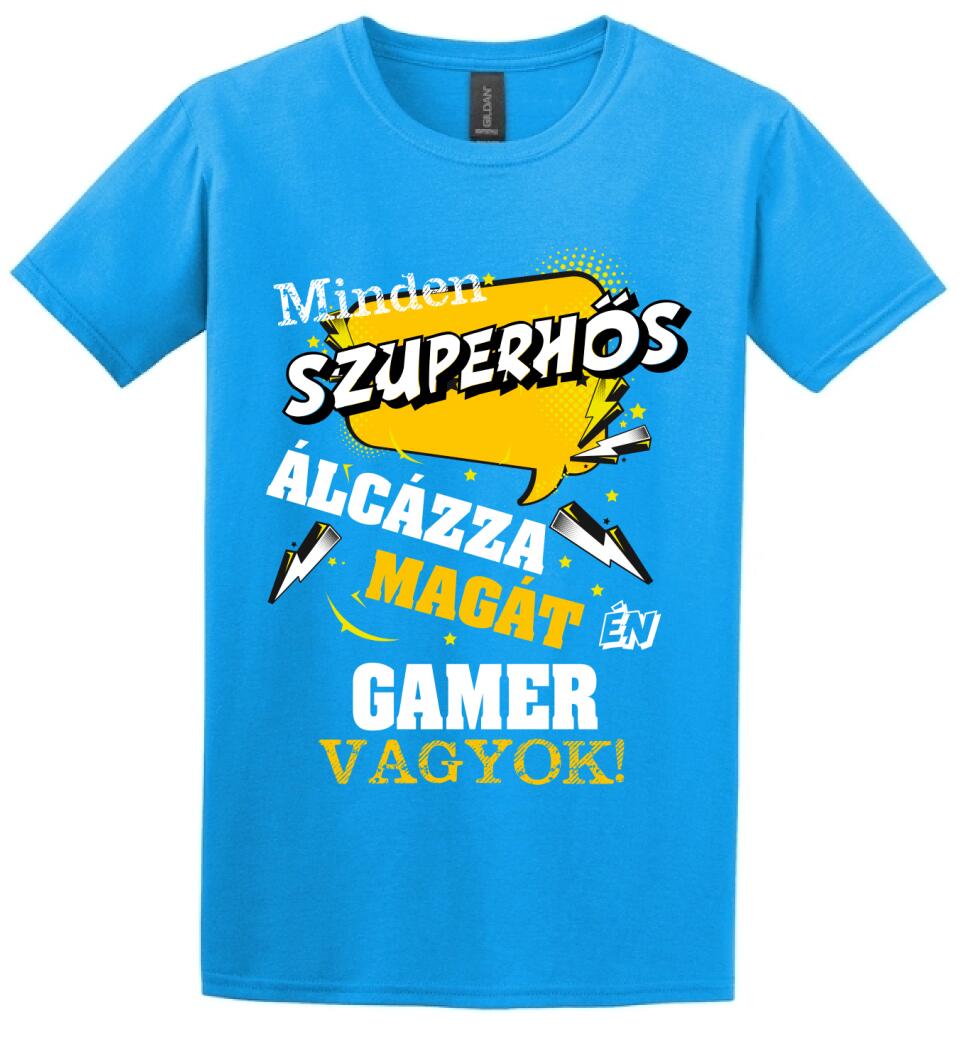 GAMER SZUPERHŐS PÓLÓ