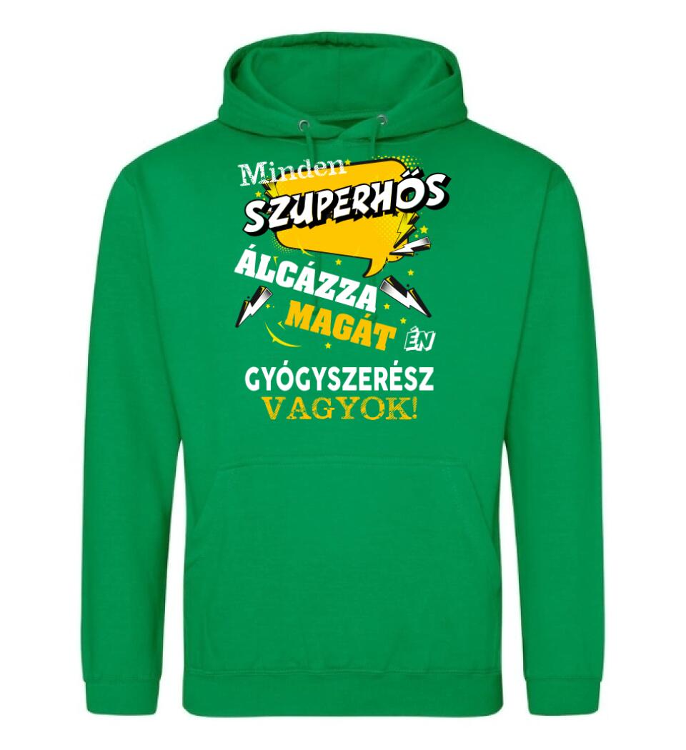 GYÓGYSZERÉSZ SZUPERHŐS PÓLÓ