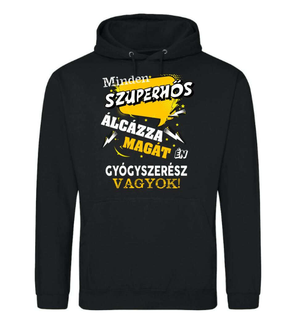 GYÓGYSZERÉSZ SZUPERHŐS PÓLÓ