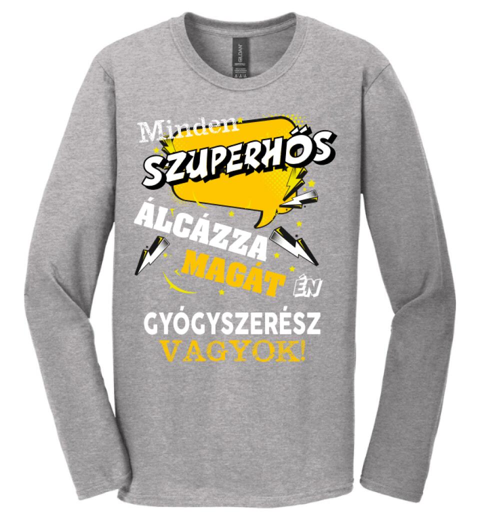 GYÓGYSZERÉSZ SZUPERHŐS PÓLÓ