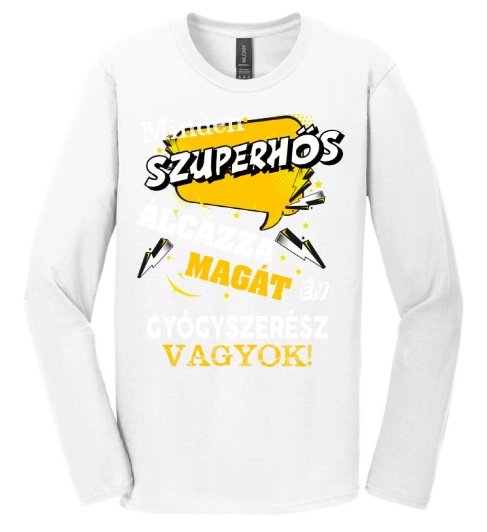 GYÓGYSZERÉSZ SZUPERHŐS PÓLÓ