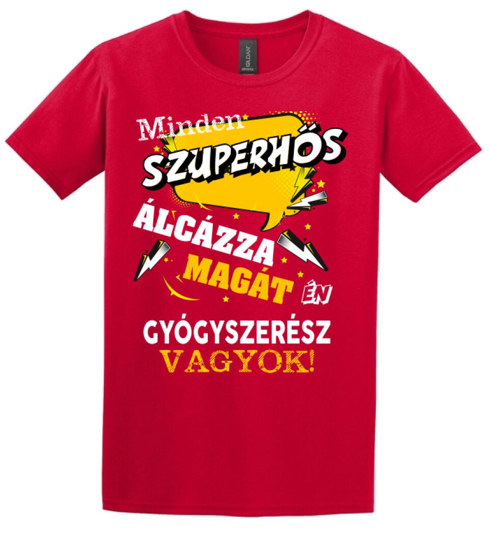 GYÓGYSZERÉSZ SZUPERHŐS PÓLÓ