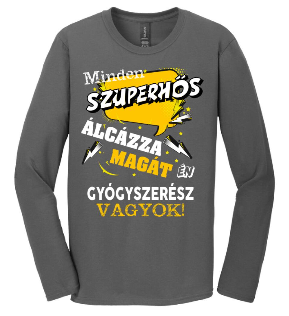 GYÓGYSZERÉSZ SZUPERHŐS PÓLÓ