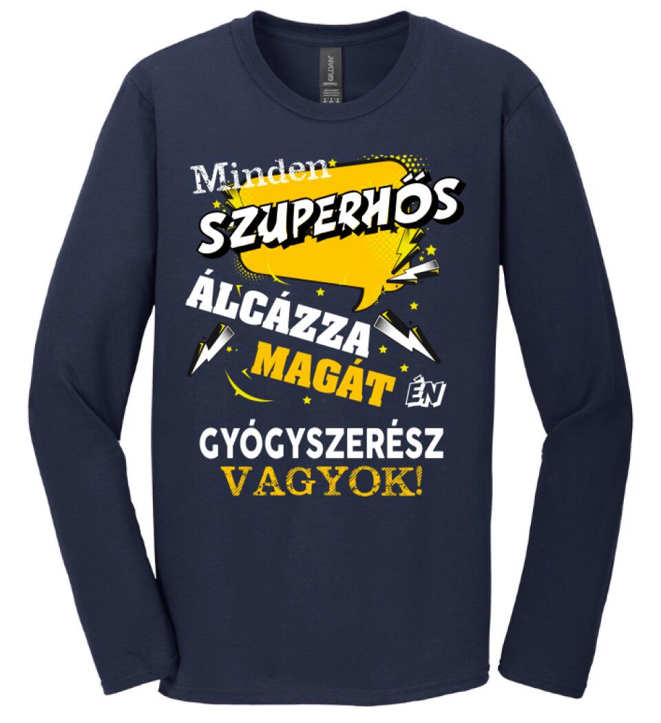 GYÓGYSZERÉSZ SZUPERHŐS PÓLÓ