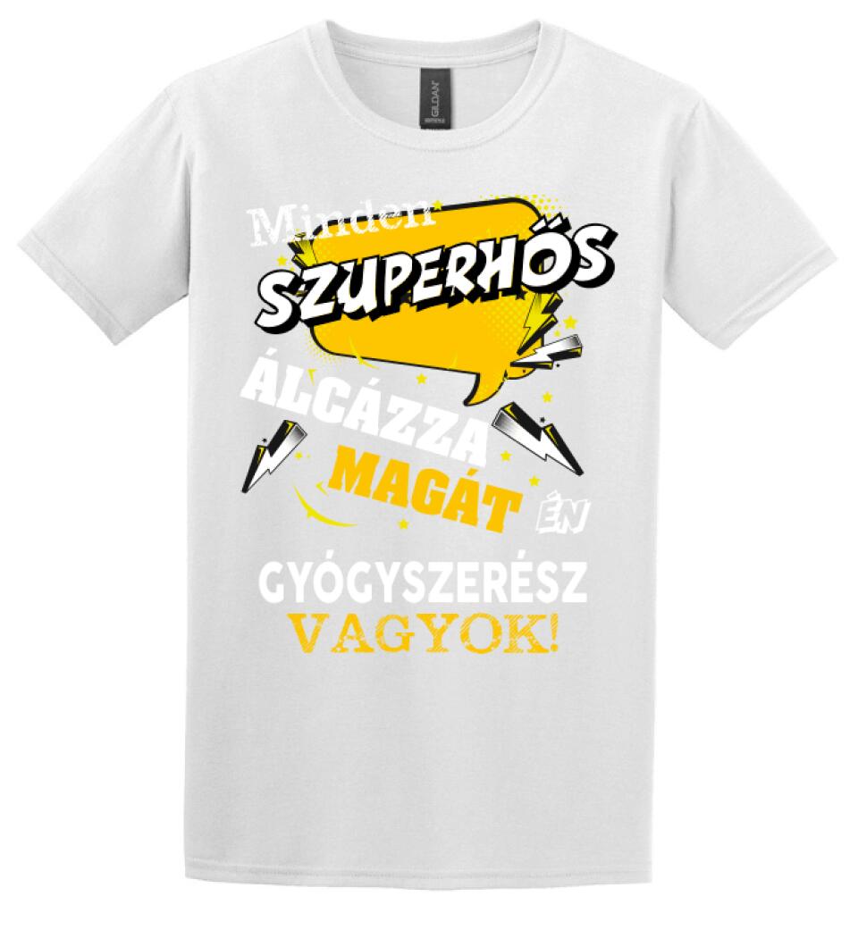 GYÓGYSZERÉSZ SZUPERHŐS PÓLÓ