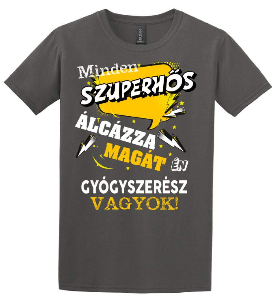 GYÓGYSZERÉSZ SZUPERHŐS PÓLÓ