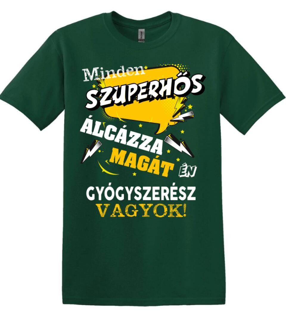 GYÓGYSZERÉSZ SZUPERHŐS PÓLÓ