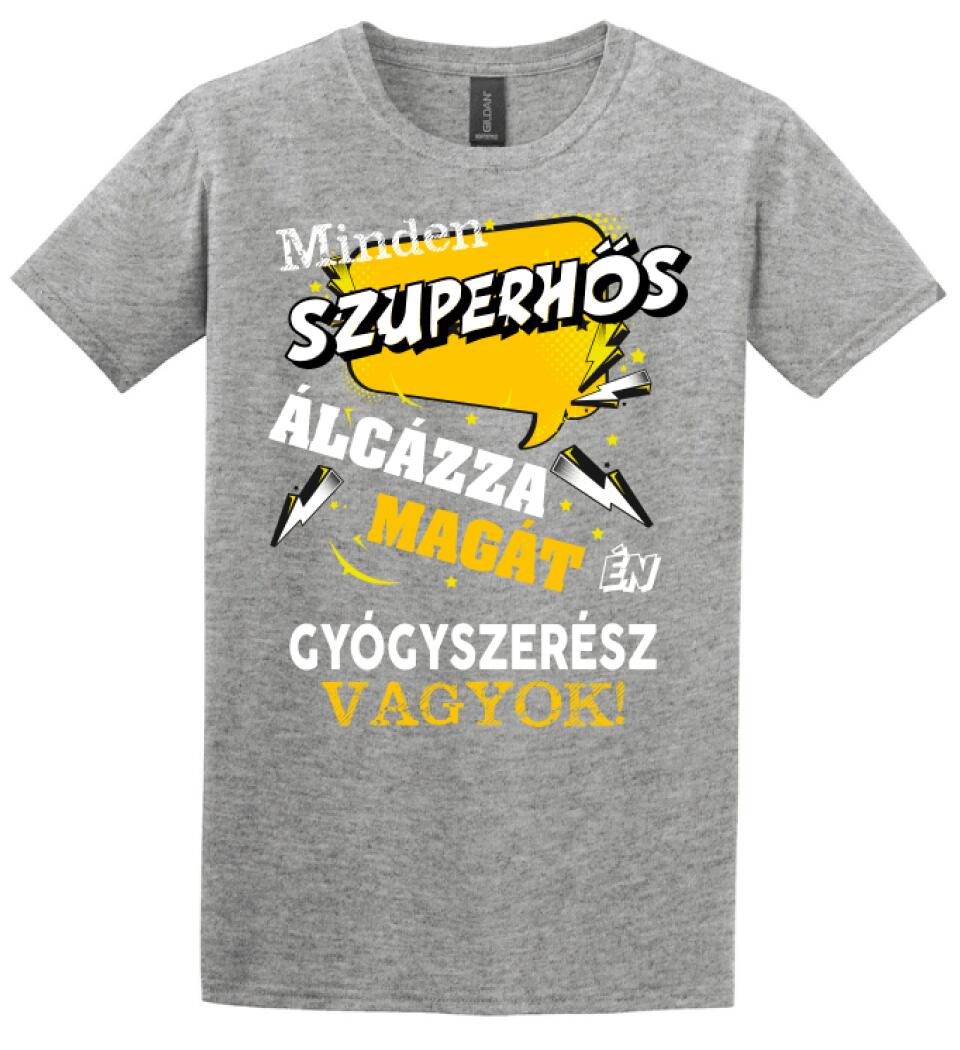 GYÓGYSZERÉSZ SZUPERHŐS PÓLÓ