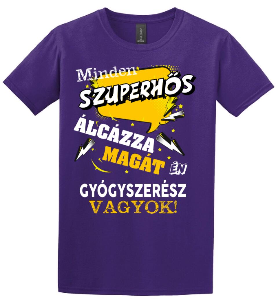 GYÓGYSZERÉSZ SZUPERHŐS PÓLÓ
