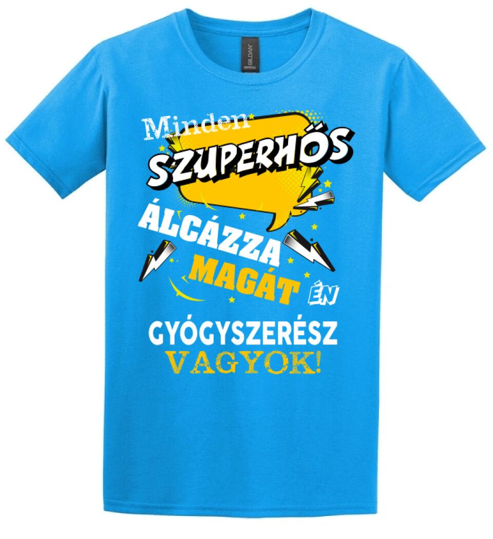 GYÓGYSZERÉSZ SZUPERHŐS PÓLÓ