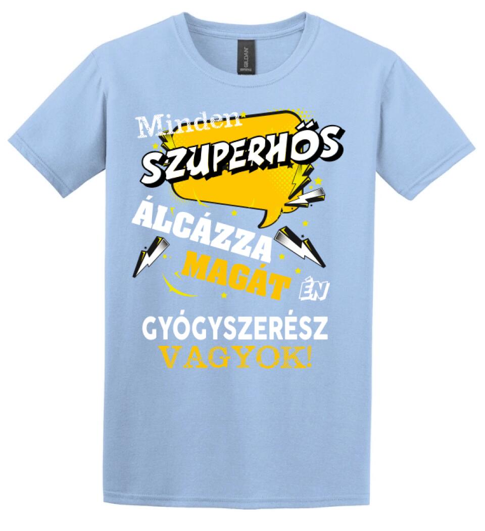 GYÓGYSZERÉSZ SZUPERHŐS PÓLÓ