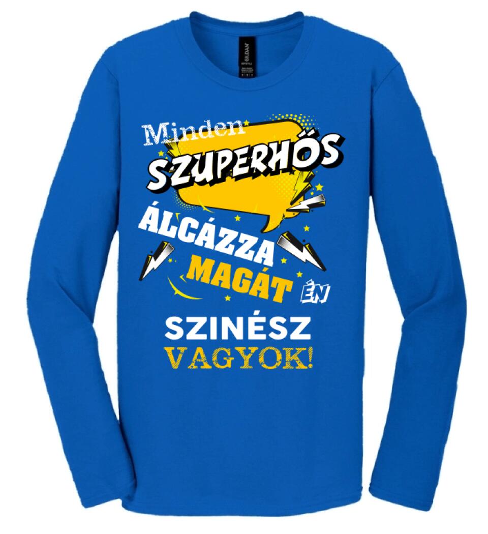 SZÍNÉSZ SZUPERHŐS PÓLÓ