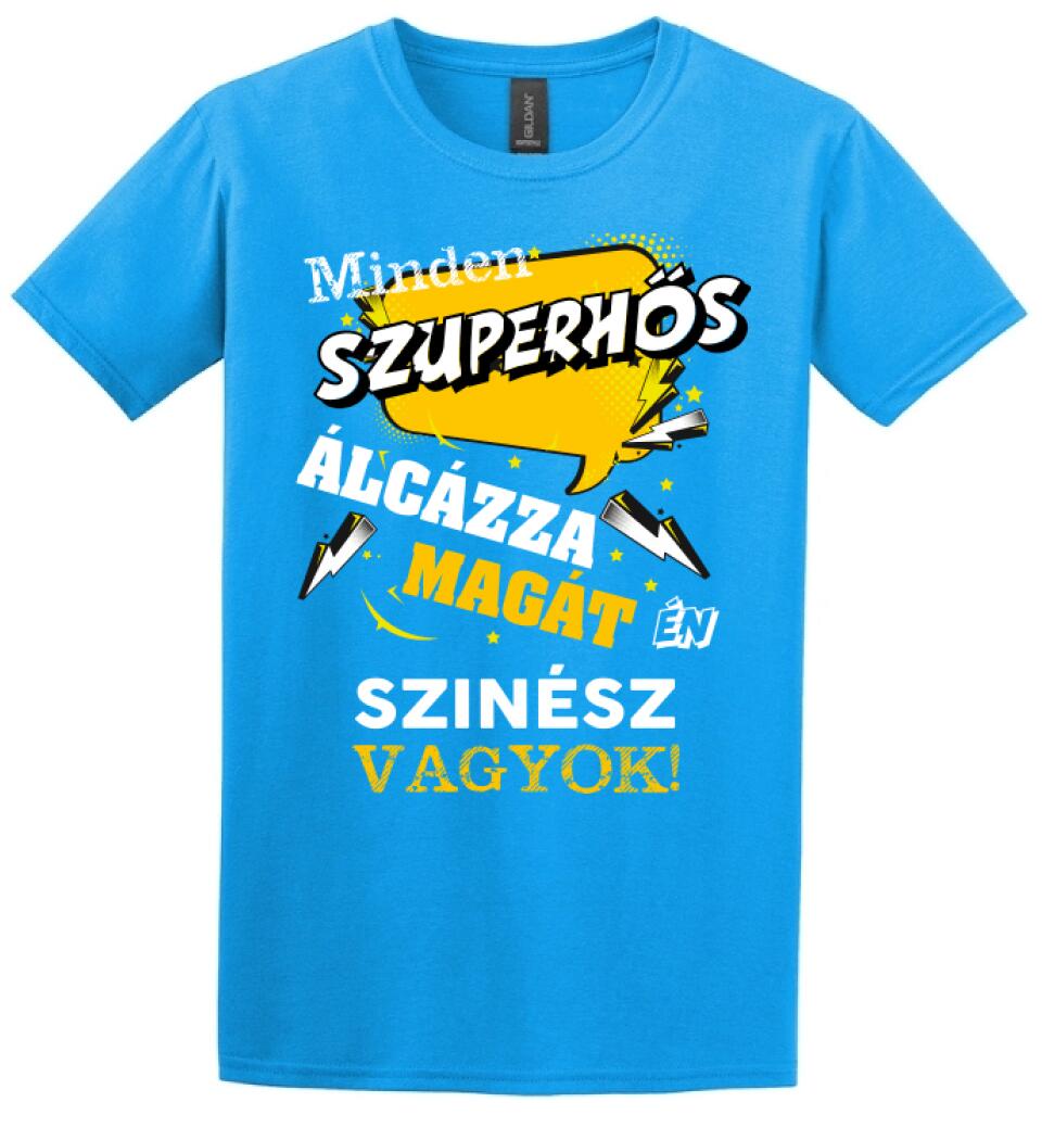 SZÍNÉSZ SZUPERHŐS PÓLÓ
