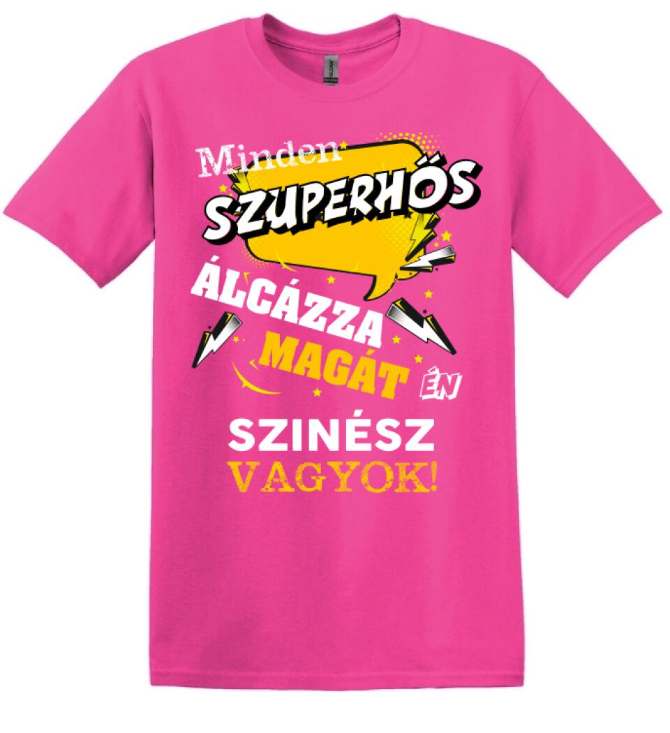 SZÍNÉSZ SZUPERHŐS PÓLÓ