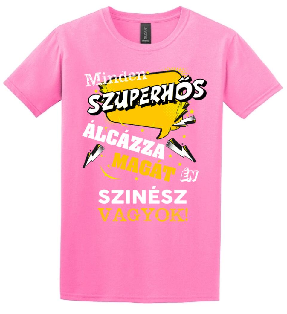 SZÍNÉSZ SZUPERHŐS PÓLÓ