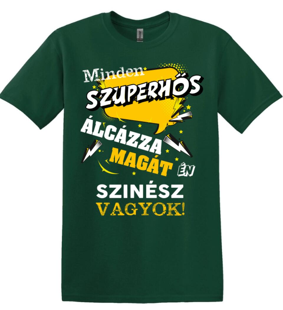 SZÍNÉSZ SZUPERHŐS PÓLÓ