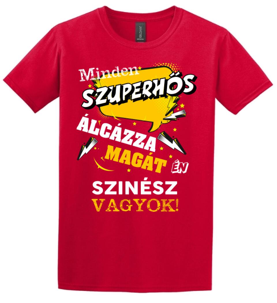 SZÍNÉSZ SZUPERHŐS PÓLÓ