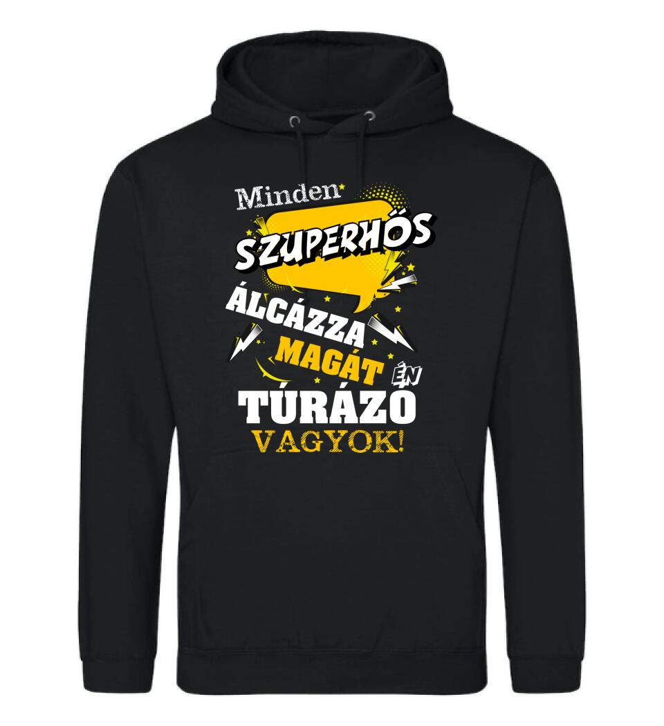 TÚRÁZÓ SZUPERHŐS PÓLÓ