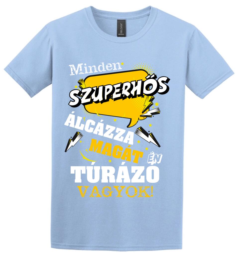 TÚRÁZÓ SZUPERHŐS PÓLÓ