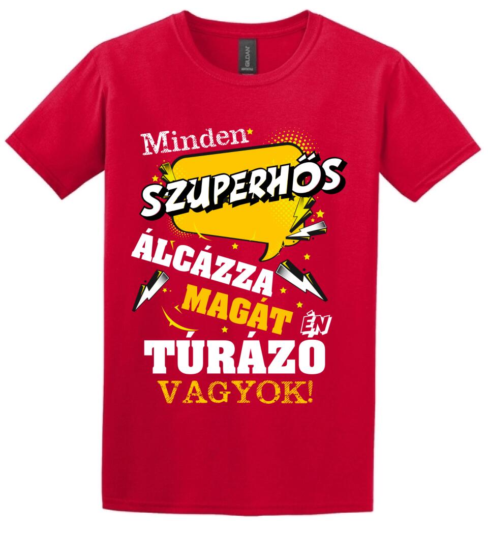 TÚRÁZÓ SZUPERHŐS PÓLÓ