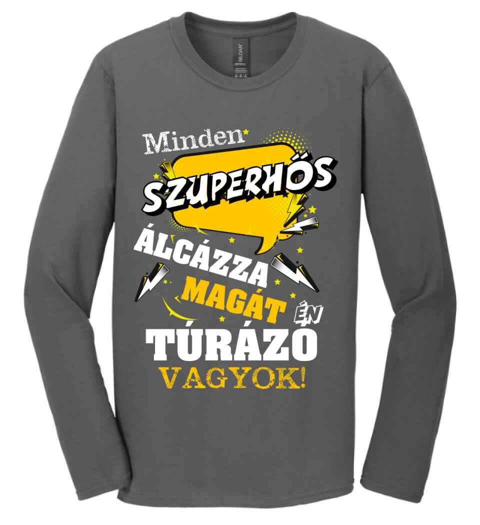 TÚRÁZÓ SZUPERHŐS PÓLÓ
