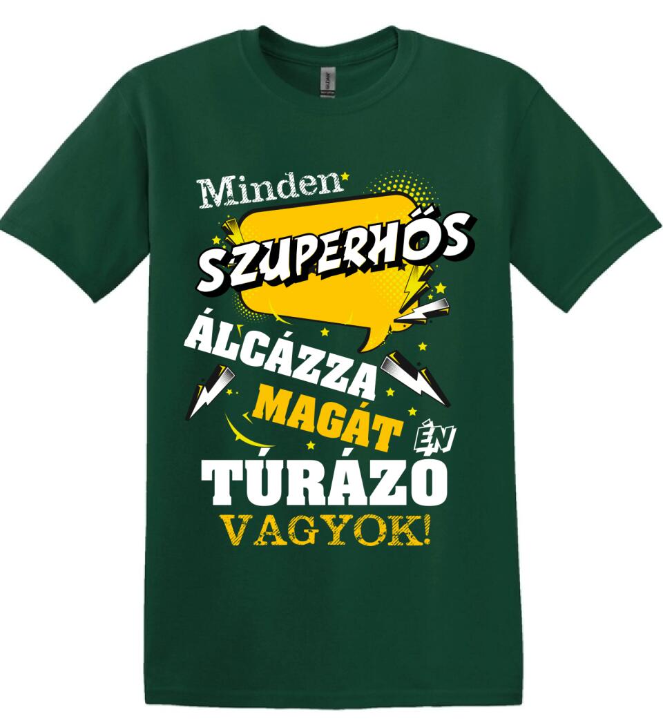 TÚRÁZÓ SZUPERHŐS PÓLÓ