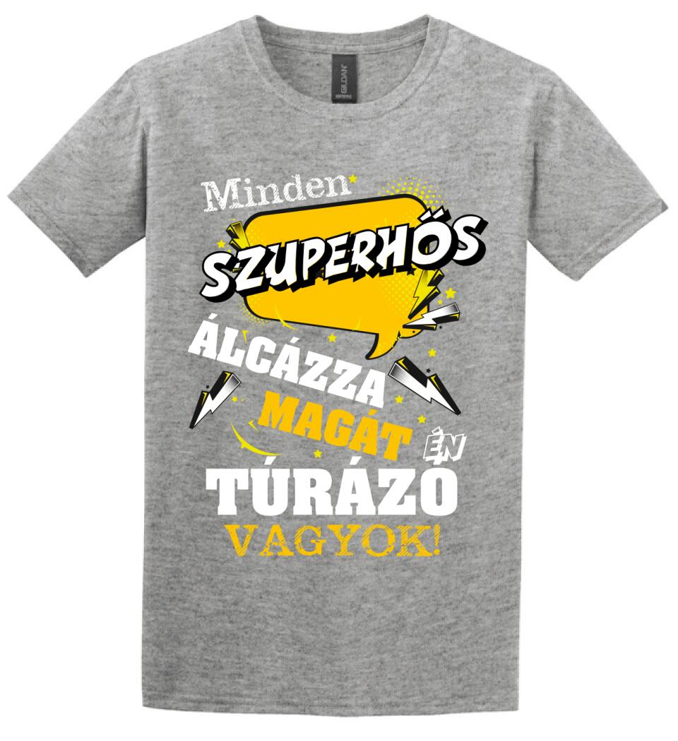 TÚRÁZÓ SZUPERHŐS PÓLÓ