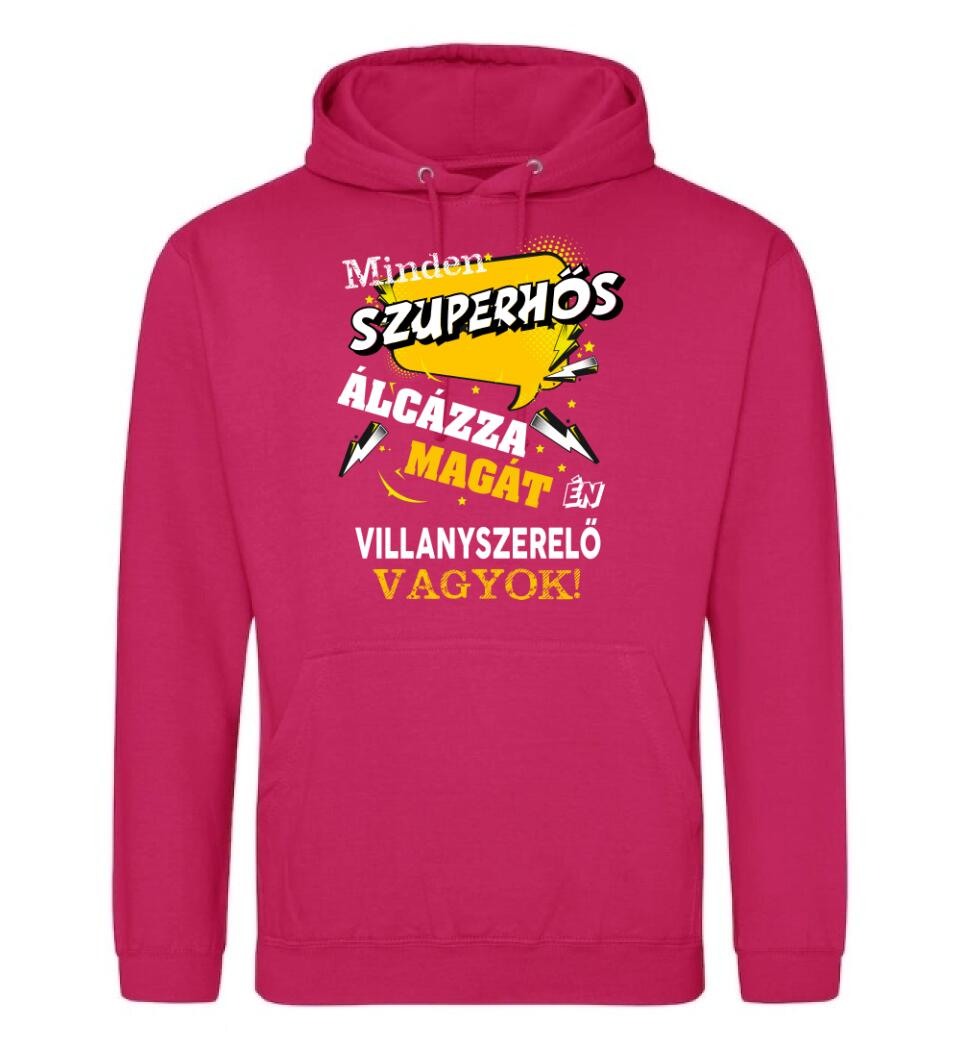 VILLANYSZERELŐ SZUPERHŐS PÓLÓ