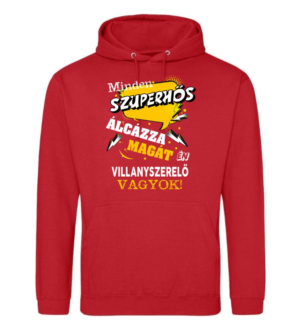 VILLANYSZERELŐ SZUPERHŐS PÓLÓ