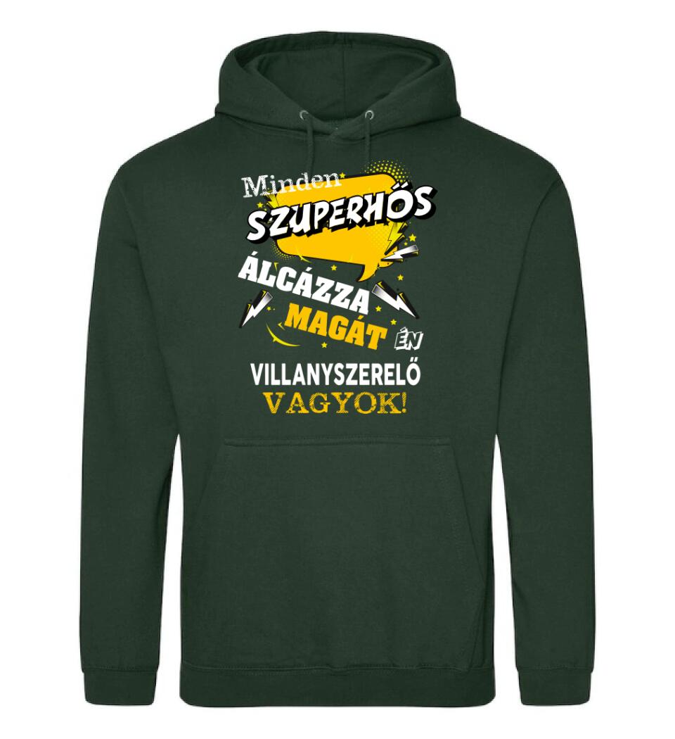 VILLANYSZERELŐ SZUPERHŐS PÓLÓ