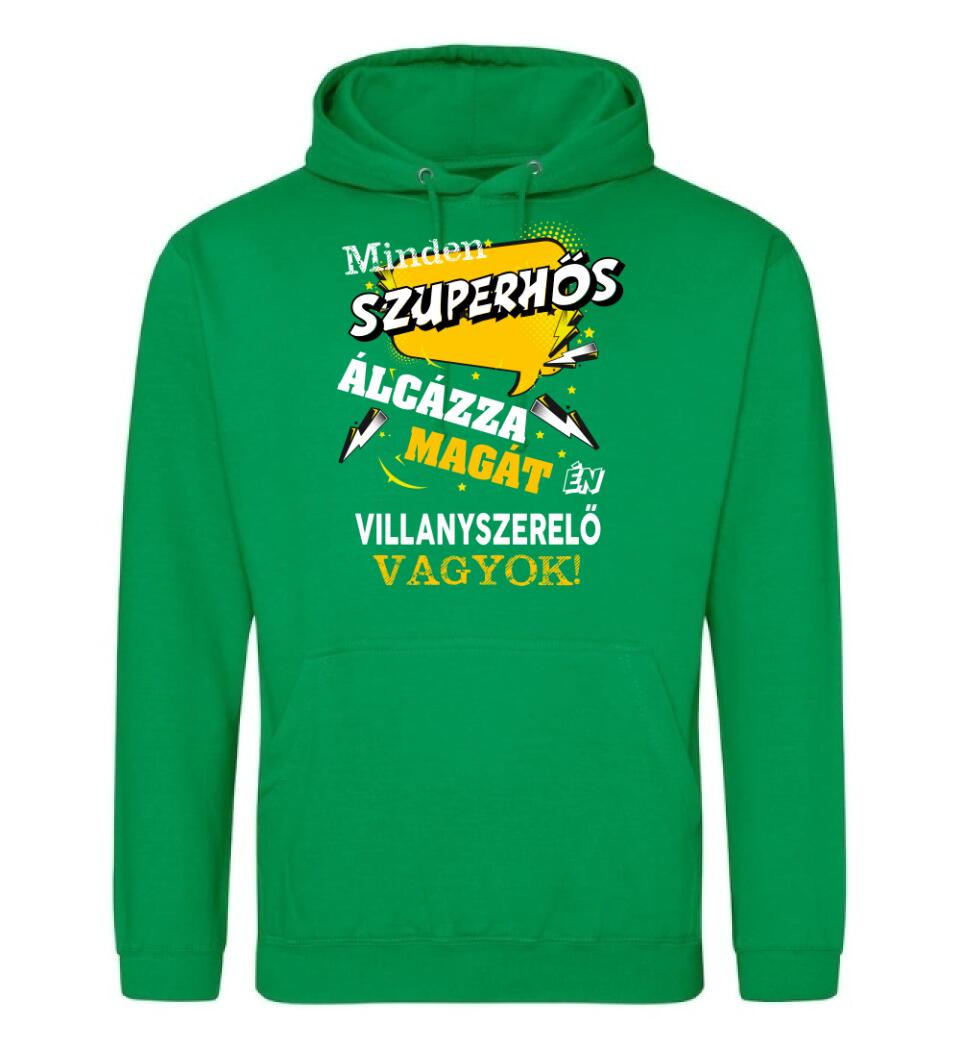 VILLANYSZERELŐ SZUPERHŐS PÓLÓ