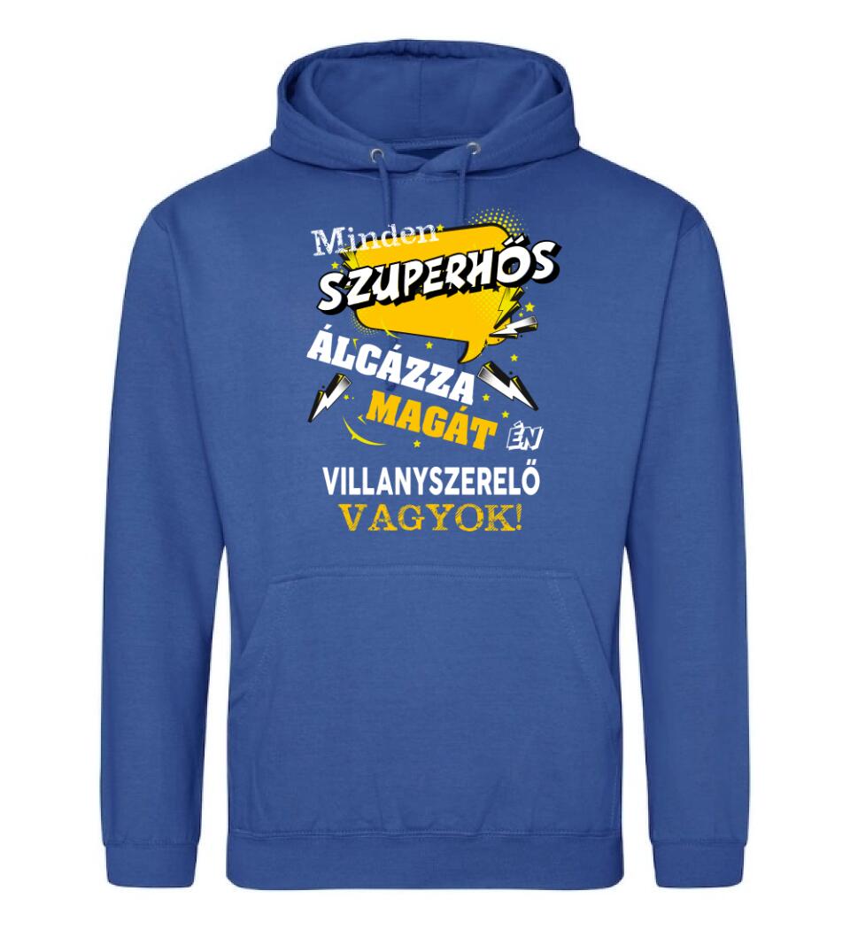 VILLANYSZERELŐ SZUPERHŐS PÓLÓ